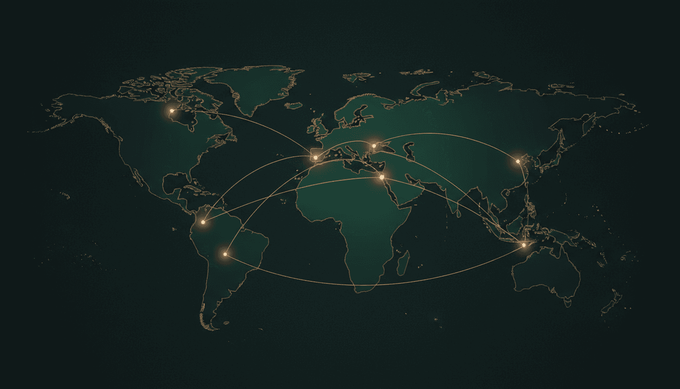 Global network spanning the Asia-Pacific region